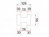 Concrete Inter Fence Posts - Dimensions