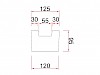 Concrete End Fence Posts - Dimensions