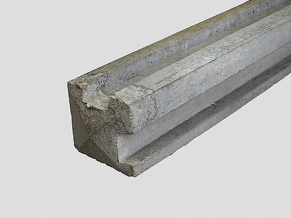 Concrete Corner Fence Posts - Top of Post