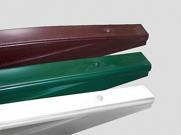 PVC (Plastic) Gravel Board Curved Top Section - Colours