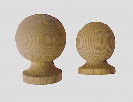 Ball Timber Finials