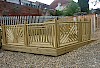 Cross Hatch Deck Panel - Decking Display