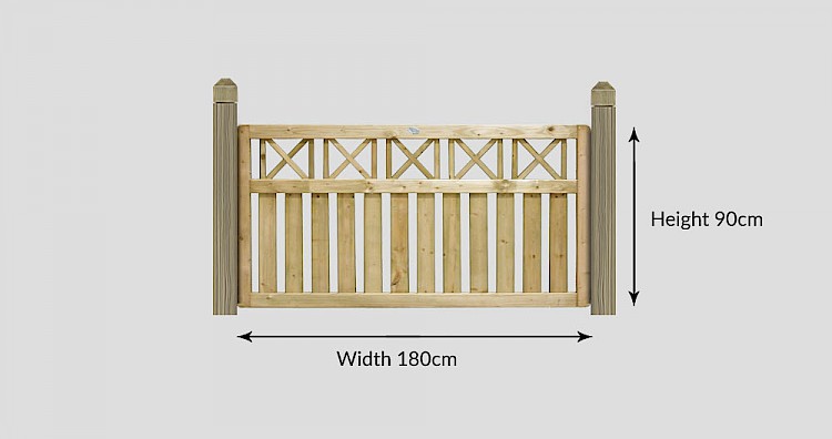 Boundary Elite Cross Top Deck Panel - Measurements