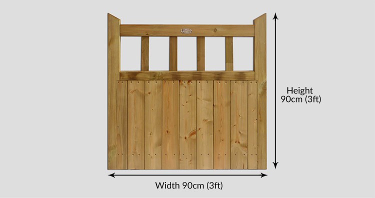 Pennine Regency Gate - Measurements