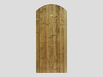 Curved Pennine Elite T&G Garden gate