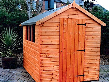 Bramley Apex Wooden Garden Shed