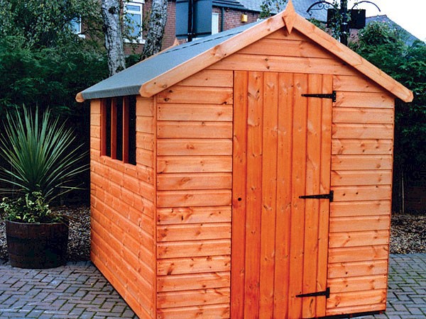 Bramley Apex Wooden Garden Shed - 