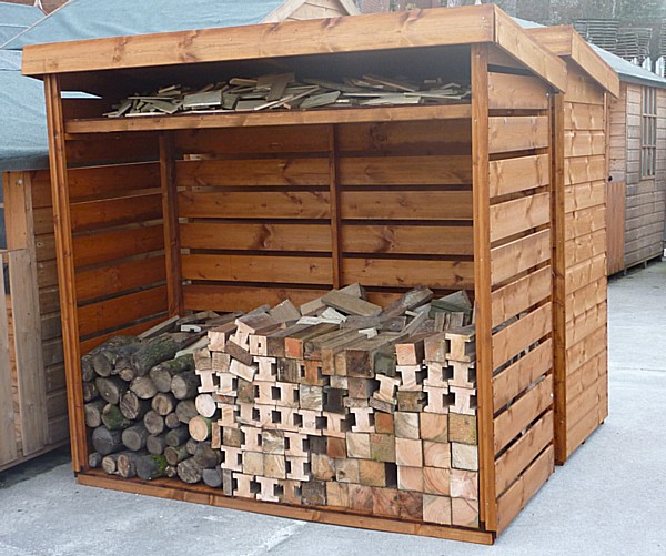 Vented Log Store - 