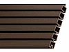 DuraPost Urban Slatted Composite Panel - Urban Panel Brown