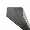 DuraPost U Channel - Galvanised - DuraPost U Channel Cross Section Galvanised