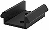 DuraPost Accessories for Capping Rail - DuraPost Capping Rail Clip Black